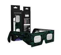 Absolute Eclipse Occhiali Eclissi Solare Certificati ISO 12312-2 CE | Voltage | Occhiali per Vedere Eclissi 12 Agosto 2026 | Adulti e Bambini | Confezione da 10 | Produttore Europeo