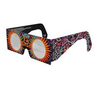 Absolute Eclipse Occhiali Eclissi Solare Omologati ISO 12312-2 CE EPI | Lenti per Eclissi Solare | Produttore Europeo Riconosciuto AAS | Eclissi Totale Europa 2026 | Sunburst | Confezione da 1