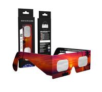 Absolute Eclipse Palms Solar Eclipse Glasses Bulk Wholesale - ISO 12312-2 Testato e certificato CE - Produttore UE consigliato AAS - 2026 Eclipse Europe, Arancione, 2 Pack