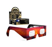 Absolute Eclipse Palms Solar Eclipse Glasses Bulk Wholesale - ISO 12312-2 Testato e certificato CE - Produttore UE consigliato AAS - 2026 Eclipse Europe, Arancione, 50 Pack