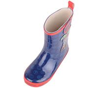 ABSOLUTE FOOTWEAR Stivali da pioggia impermeabili per bambini, ragazzi e ragazzi, super eroi, stivali di gomma Wellington, Blu rosso, 30 EU