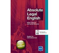 Absolute Legal English B2-C1. Coursebook with Audio CD: English for international law