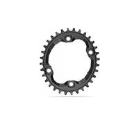 Absoluteblack corona ovale stretta larga 96bcd per trasmissioni shimano 12v nera