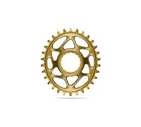 Absoluteblack corona ovale stretta larga a montaggio diretto per pedivelle race face 12 s gold