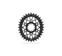Absoluteblack corona sram t type in alluminio con offset da 3 mm profilo narrow wide montaggio diretto colore nero