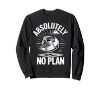 Absolutely No Plan Funny Goose Zaino Caos Felpa