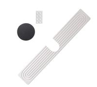 Absorbent Faucet Mat - Diatomite Sink Splash Guard, Stone Drip Catcher Tray | Fast Drying, Kitchen Bathroom Counter Accessory, Water Spill Protection, Countertop Utility, Home Sink Organize