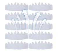 Absorbent Sweatband Insert, No Sweat Hat Liner, Non-Woven Fabric Odor Control Pad for Outdoor Activities Sports Gym Workout Running Hats, 10.35x3.9 Inches, 10-Pieces, 43g