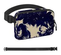 Abstract Art-166 - Marsupio a tracolla per uomo e donna, borsa da cintura per viaggi, casual, passeggiate, corsa, escursionismo, ciclismo, multicolore, 4 x 23 x 15 cm, Multicolore,