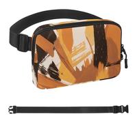 Abstract Art-177 - Marsupio unisex, alla moda, per jogging, escursionismo, escursionismo, donna, uomo, multicolore, 4 x 23 x 15 cm, Multicolore, 1.5x9.0x5.9in/4x23x15cm