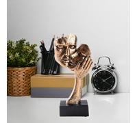 Abstract Art Coppia Scultura Figurina per gli scaffali per sala da studio