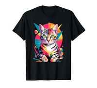 Abstract Art Egyptian Mau Cat Egyptian Maus Maglietta