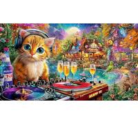 Abstract Art Graffiti Puzzle 1000 pezzi - Gioco educativo difficile & Stimolante Regalo per adulti e bambini 75x50/1000pcs