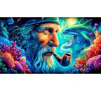 Abstract Art Graffiti Puzzle 1000 pezzi - Gioco educativo difficile & Stimolante Regalo per adulti e bambini 75x50/1000pcs