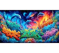 Abstract Art Graffiti Puzzle 1000 pezzi in carta riciclata - Gioco educativo & Relax per adulti a casa 38x52/1000pcs