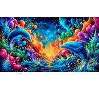 Abstract Art Graffiti Puzzle 1000 pezzi in carta riciclata - Gioco estremamente difficile Attività domestica per adulti 75x50/1000pcs