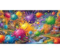 Abstract Art Graffiti Puzzle per adulti 1000 pezzi - Gioco difficile & Stimolante Attività domestica Regalo 75x50/1000pcs