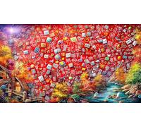 Abstract Art Graffiti Puzzle per adulti 1000 pezzi - Gioco educativo & Relax Idea regalo perfetta per adulti 38x26/1000pcs