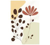 Abstract Art Journal - Minimal Lined Notebook by Atelier Nōva: Modern Note Book for Notes, Thoughts & Ideas