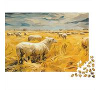 Abstract Art, pecore Puzzle 1000 Pezzi In cartone Spesso, Un Tangram Per Enigma Per Lo Stress Relief, Ideale Per Quadro Fai Da Te, Regalo Di Compleanno Perfetto 70x50cm/1000pcs