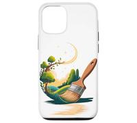 Abstract Art Pennello Pittore Vernice Dipinto Custodia per iPhone 12/12 Pro