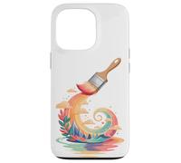 Abstract Art Pennello Pittore Vernice Dipinto Custodia per iPhone 13 Pro