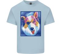 Abstract Australiano Pastore Cane T-Shirt Ragazzi Ragazze