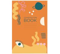 Abstract Cute A4 Composition Notebook: Wide Ruled Notebook | A4 Size | 100 Pages | Teens & Young Adult