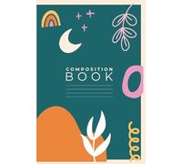 Abstract Cute A4 Composition Notebook: Wide Ruled Notebook | A4 Size | 100 Pages | Teens & Young Adult