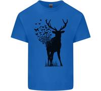 Abstract Farfalla Cervo Ecology Ambiente Uomo Cotone T-Shirt
