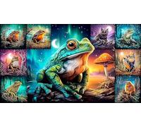 Abstract-floral-artwork Puzzle da 1000 pezzi Cartone 100% riciclato Giochi di puzzle stimolanti 38x52cm/1000pcs