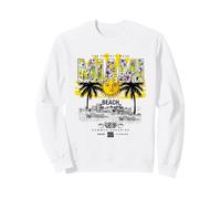 Abstract Floral Miami Sketch Drawing Illustration Graphic Felpa