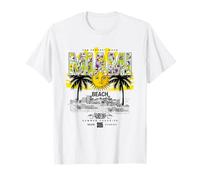 Abstract Floral Miami Sketch Drawing Illustration Graphic Maglietta