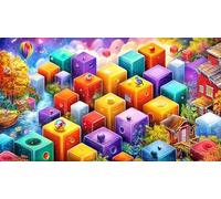 Abstract geometry Puzzle 1000 pezzi per adulti - Gioco per la famiglia divertente Sfida educativa difficile 75x50/1000pcs
