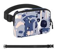 Abstract Graffiti-34 - Marsupio a tracolla per uomo e donna, borsa da cintura per viaggi, casual, passeggiate, corsa, escursionismo, ciclismo, multicolore, 4 x 23 x 15 cm, Multicolore,