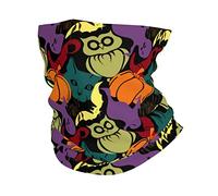 Abstract Halloween Black Antipolvere Cerchietto per Capelli Traspirante Fascia per Capelli Passamontagna per Adulto Bambini attività