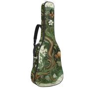 Abstract Humans and Nature 41 - Custodia per chitarra acustica da 106,7 cm, con tracolla regolabile, con gancio posteriore, adatta per chitarre elettriche, bassi, chitarre classiche e ukulele, Umani
