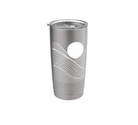 Abstract Line Art Geometric Pattern Mosaic Bicchiere termico in acciaio inox doppia parete