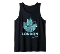 Abstract London England Skyline Illustration Graphic Design Canotta