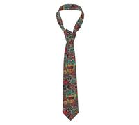 Abstract Mon-Ster Flower Cravatta Per Completo Casual Cravattino Per Completo Elegante Cravatte Sottili Per Uomo Accessori Regalo