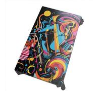Abstract Musical Instruments Colorful Classical Music Abstract Tovaglia da Tavola Impermeabile Tovaglia Rettangolare Tovaglie per Ristorante Cucina 137X183Cm