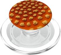 Abstract Orange Yellow Pattern with Organic Dots Artwork PopSockets PopGrip per MagSafe