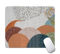 Abstract Painting Tappetini Mouse Base in Gomma Tappetino Mouse Bordo Cucito Mousemat per Lavoro Pc Ufficio 25X30Cm