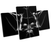 Abstract Pose NUDES Erotic MULTI TELA parete arte foto stampa