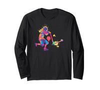 Abstract Scooter I Rainbow Color Scooter Maglia a Manica