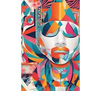 Abstract Street Art Crown Block Color Pop Art: Lined Journal