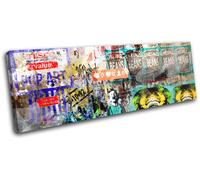 Abstract Street Urban Pop Art Graffiti SINGLE TELA parete arte foto stampa