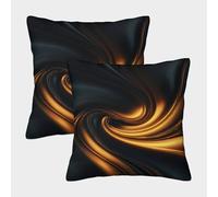 Abstract Swirl-Modern Digital Art Style Federe Cuscini Per Divano Decorativa Art Fodere Cuscino Confezione Da 2 Con Cerniera Invisibile Da Letto Divano 50x50cm