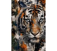 Abstract Tiger Journal - 6x9 - 120 Pages