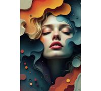 Abstract Vibes Notebook 10 for Women and Girls: Modern Artistic Journal. Vibrant Colors and Organic Shapes. Perfect for Creativity and Gift Giving. Trendy and Inspirational Design.